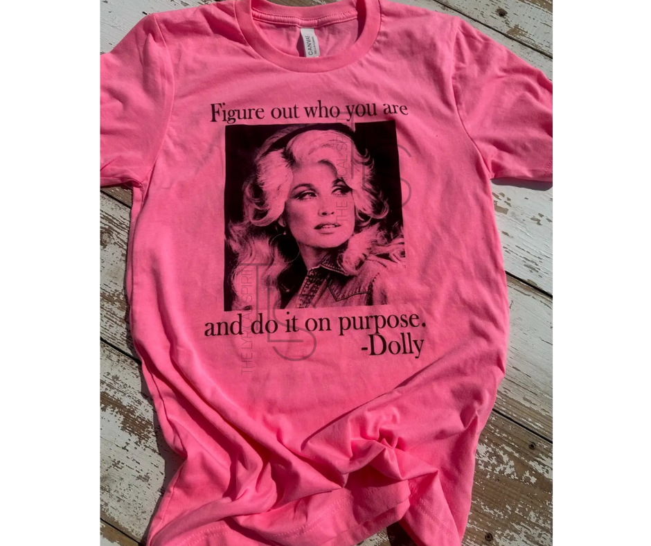"Do it on Purpose" T-Shirt Pink