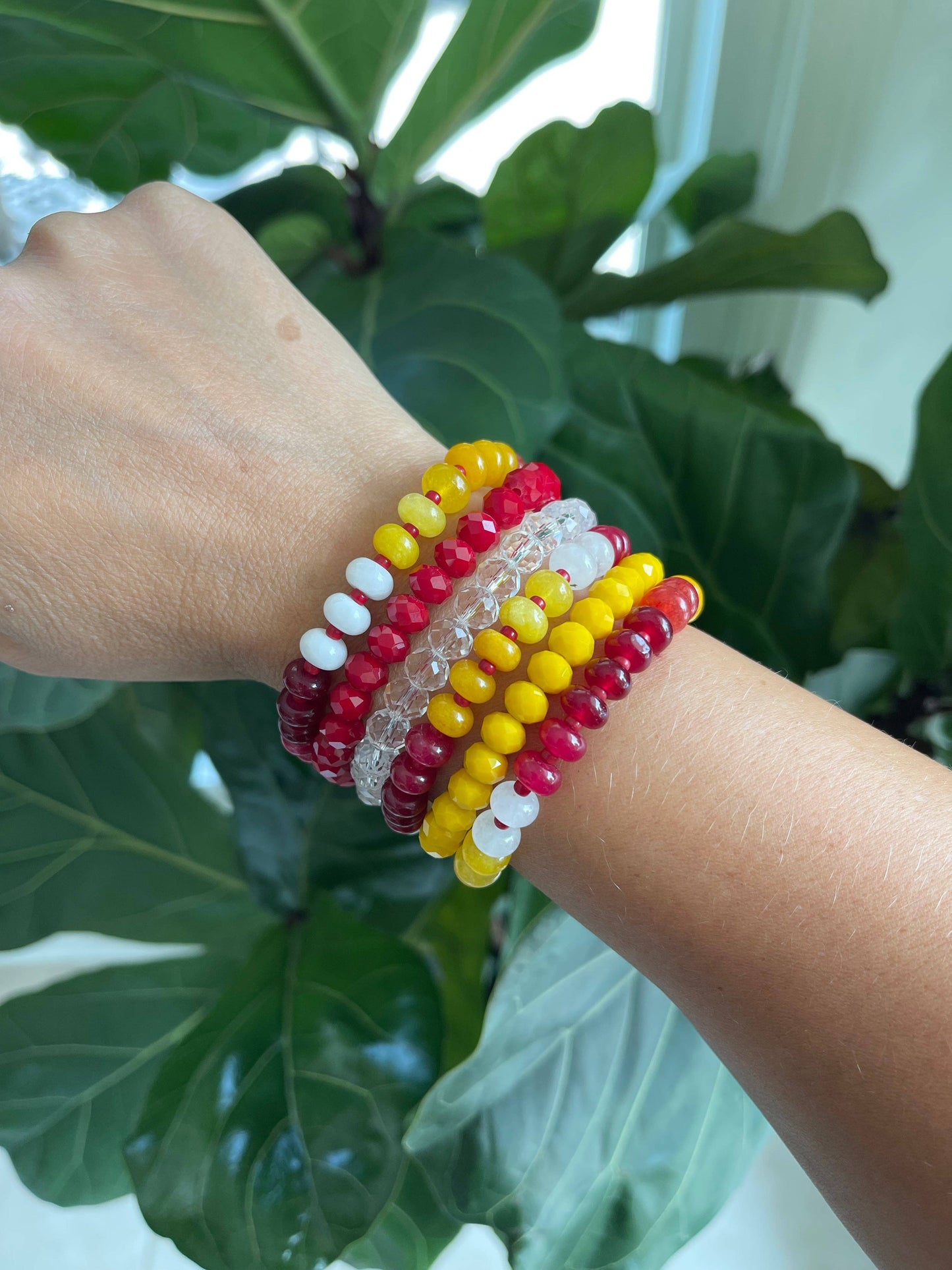 Kansas City Gemstone Candy Bracelet