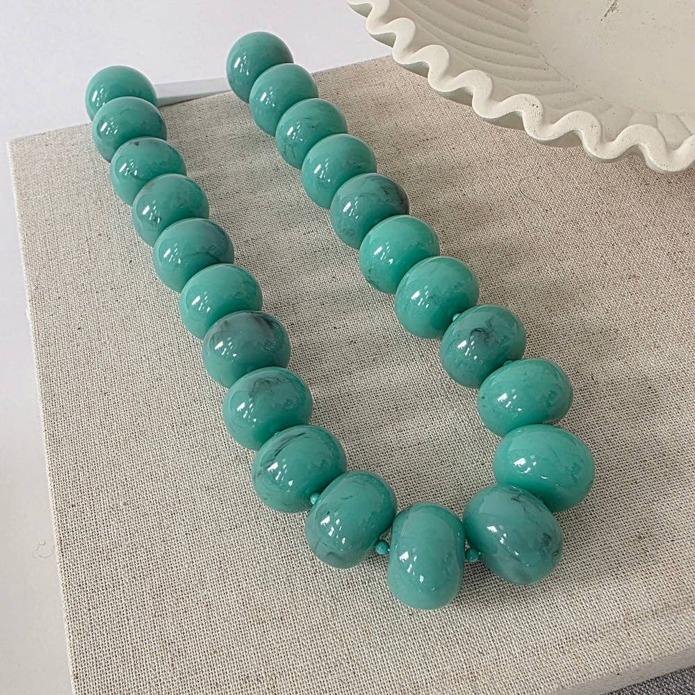 Bella Beaded Necklace : Honey