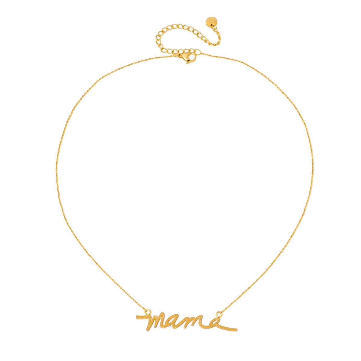 Mama Necklace : Gold