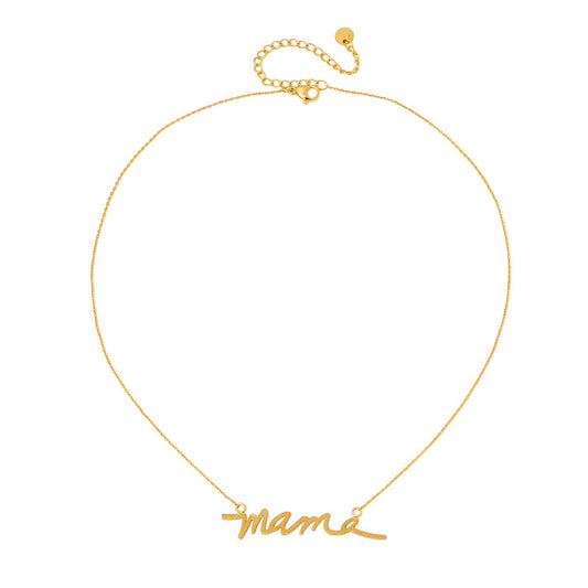 Mama Necklace : Gold