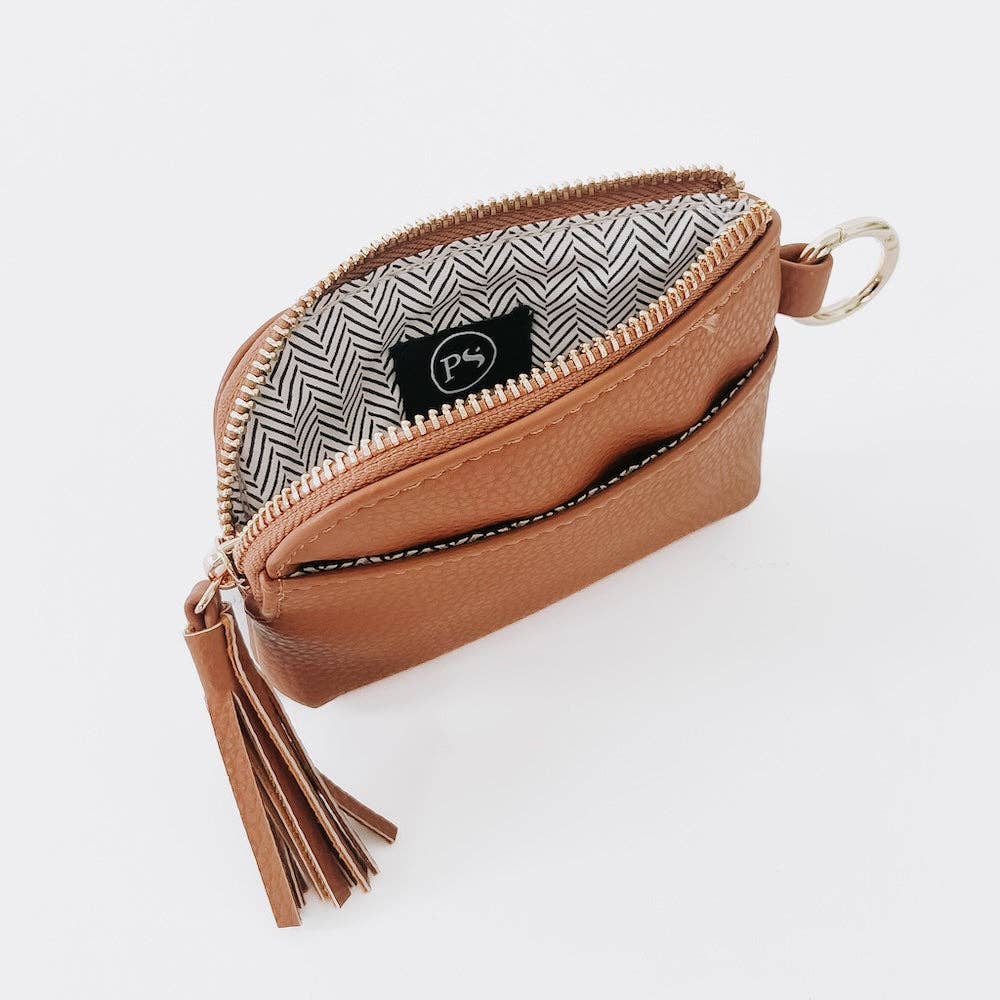 PS Paris Card Wallet: Woven Black