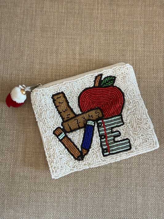 Assorted Beaded Coin Bag