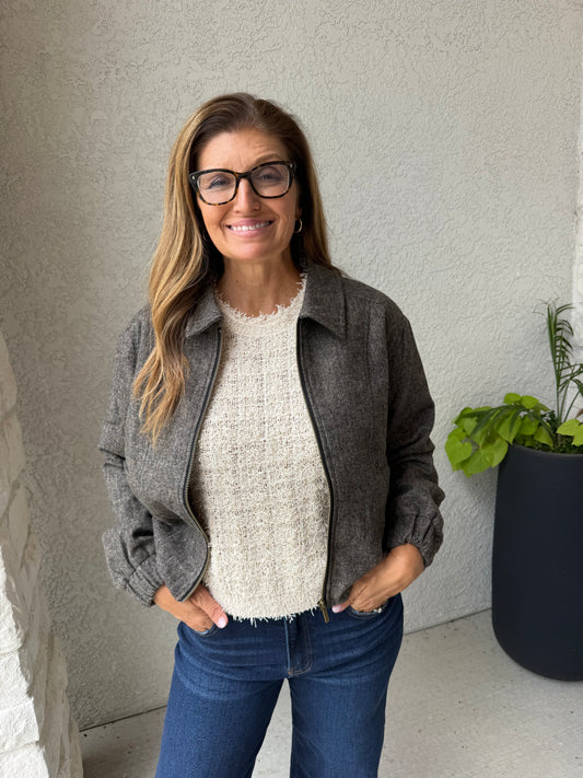 The Ali Jacket - Cocoa