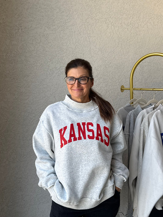 KANSAS/RCJH REVERSIBLE Mock Neck