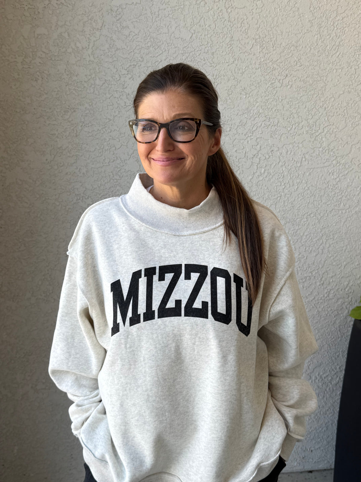 MIZZOU/MU REVERSIBLE Mock neck