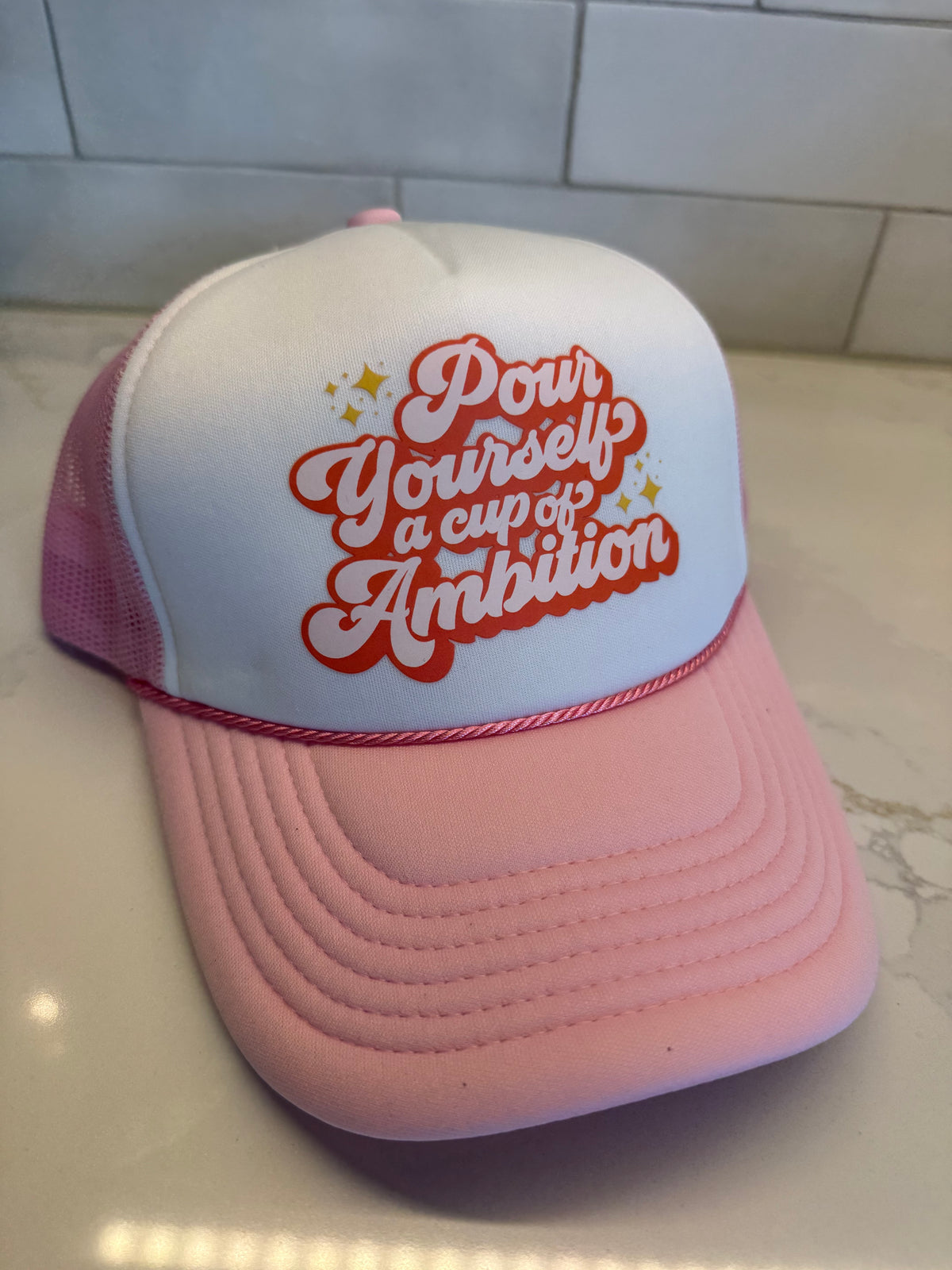 Cup of Ambition Trucker Hat | Dolly| Dolly Parton Cap: 2 Color Options
