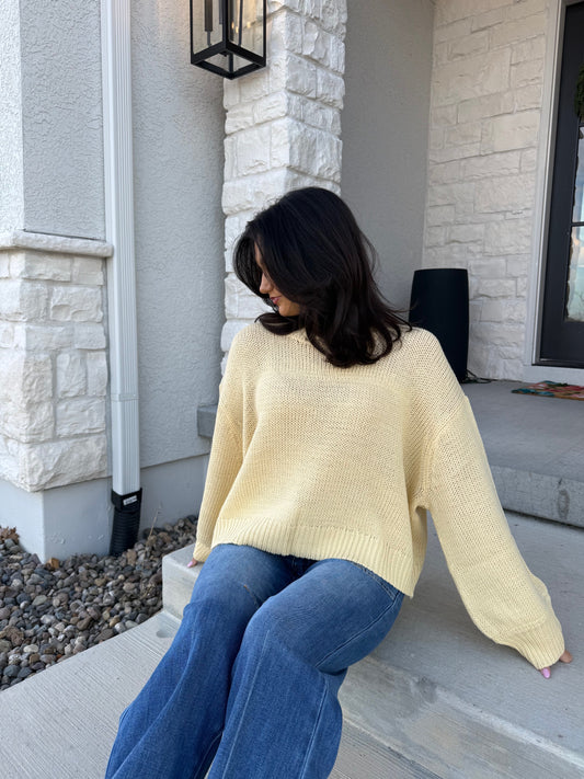 Balloon Sleeve Sweater