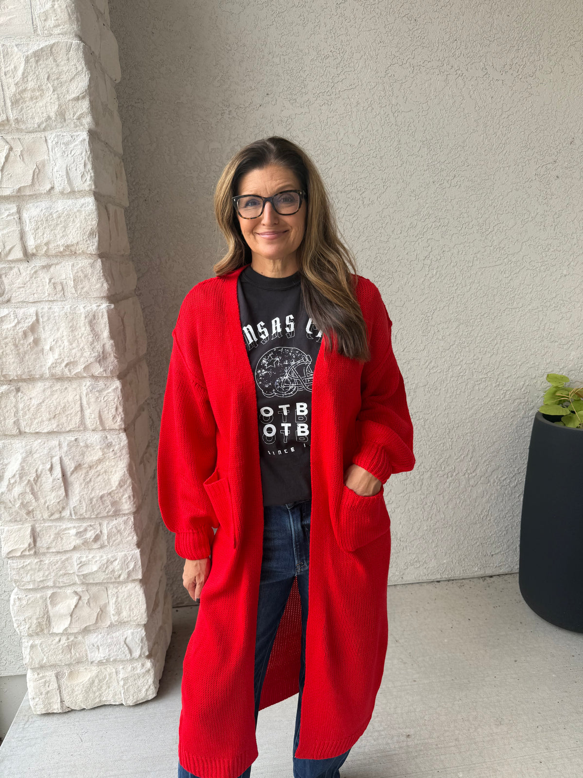 Red Duster Cardigan