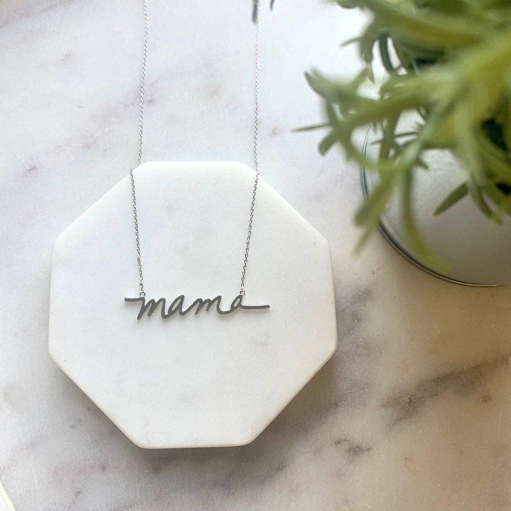 Mama Necklace : Gold