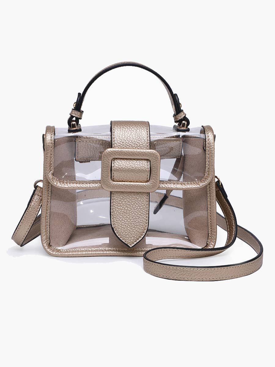 Flapover Stadium Bag: Gold