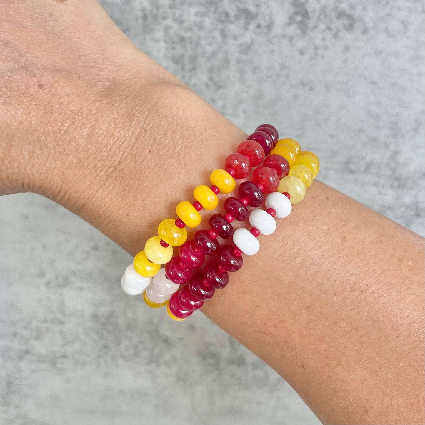 Kansas City Gemstone Candy Bracelet