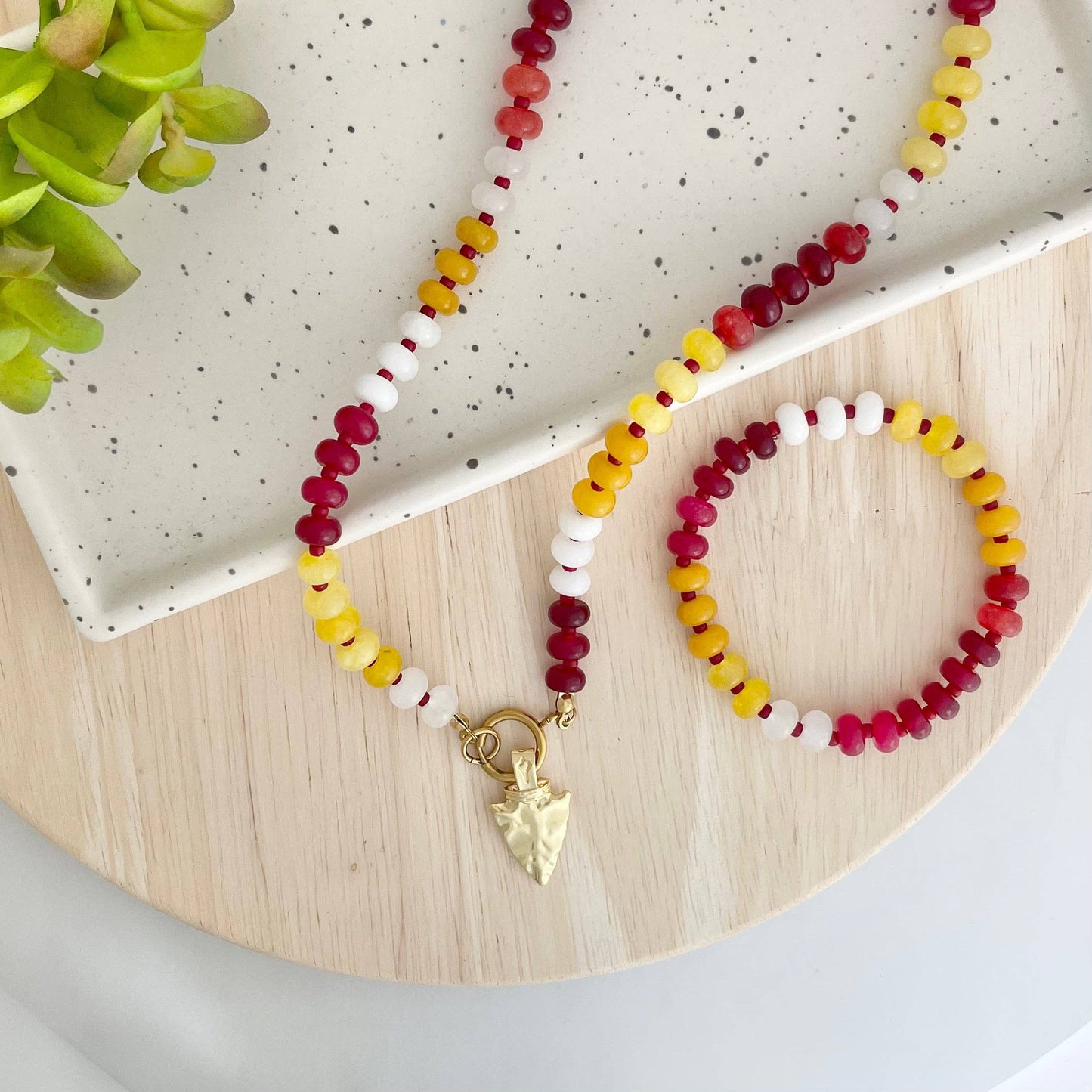 Kansas City Gemstone Candy Bracelet