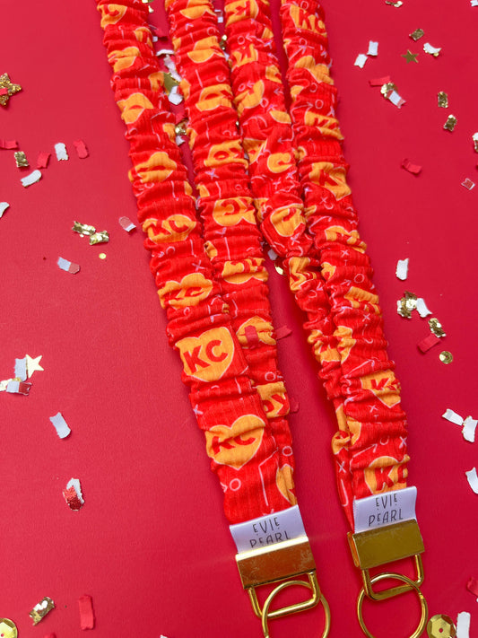 KC Lanyard: Red Heart KC